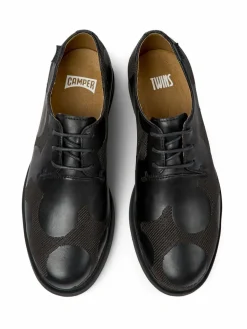 Camper Schnürschuhe<Damen Schnürschuhe - Iman schwarz uni