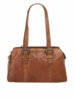 Spikes & Sparrow Taschen & Rucksäcke<Damen Schultertasche cognac uni