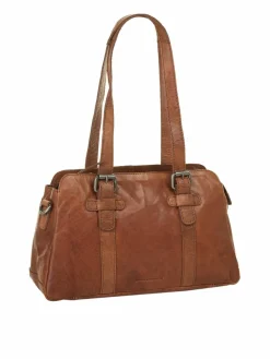 Spikes & Sparrow Taschen & Rucksäcke<Damen Schultertasche cognac uni