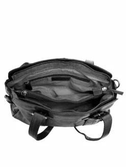 Spikes & Sparrow Taschen & Rucksäcke<Damen Schultertasche schwarz uni