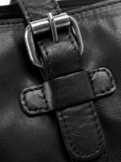 Spikes & Sparrow Taschen & Rucksäcke<Damen Schultertasche schwarz uni