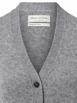 Marc O'Polo Jacken & Westen|Pullover & Strickjacken<Damen Schurwoll-Weste grau meliert