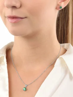 amor Schmuck<Damen Set silber uni