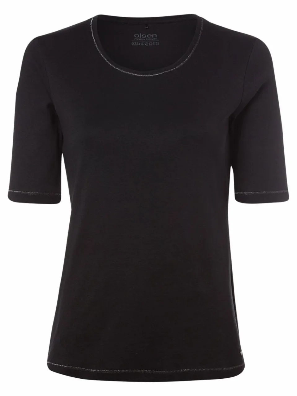 Olsen Shirts & Tops<Damen Shirt schwarz uni