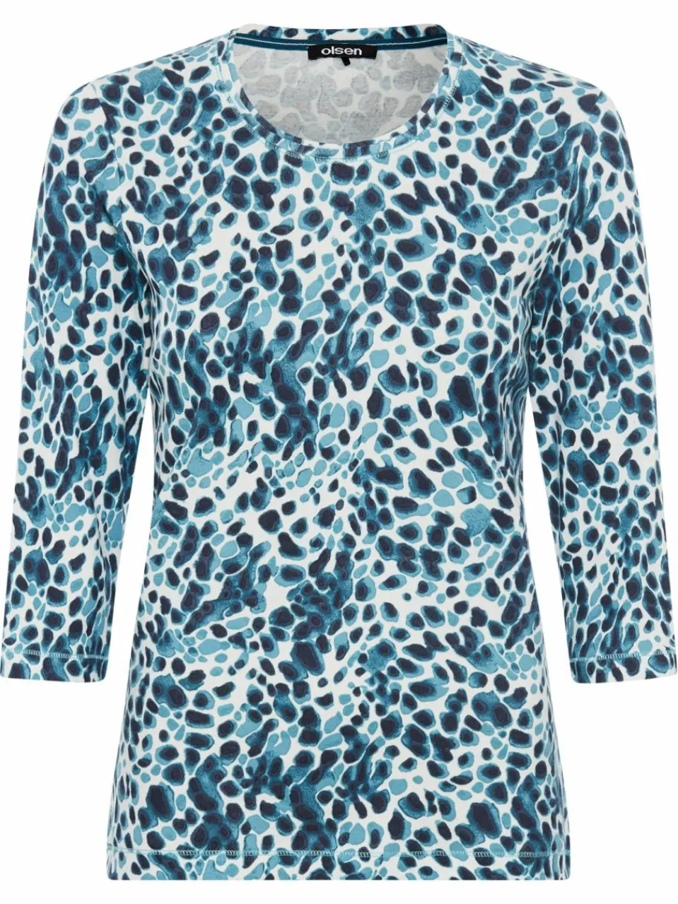 Olsen Shirts & Tops<Damen Shirt blau bedruckt