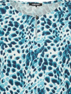 Olsen Shirts & Tops<Damen Shirt blau bedruckt