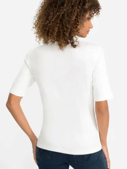 Olsen Shirts & Tops<Damen Shirt weiß uni