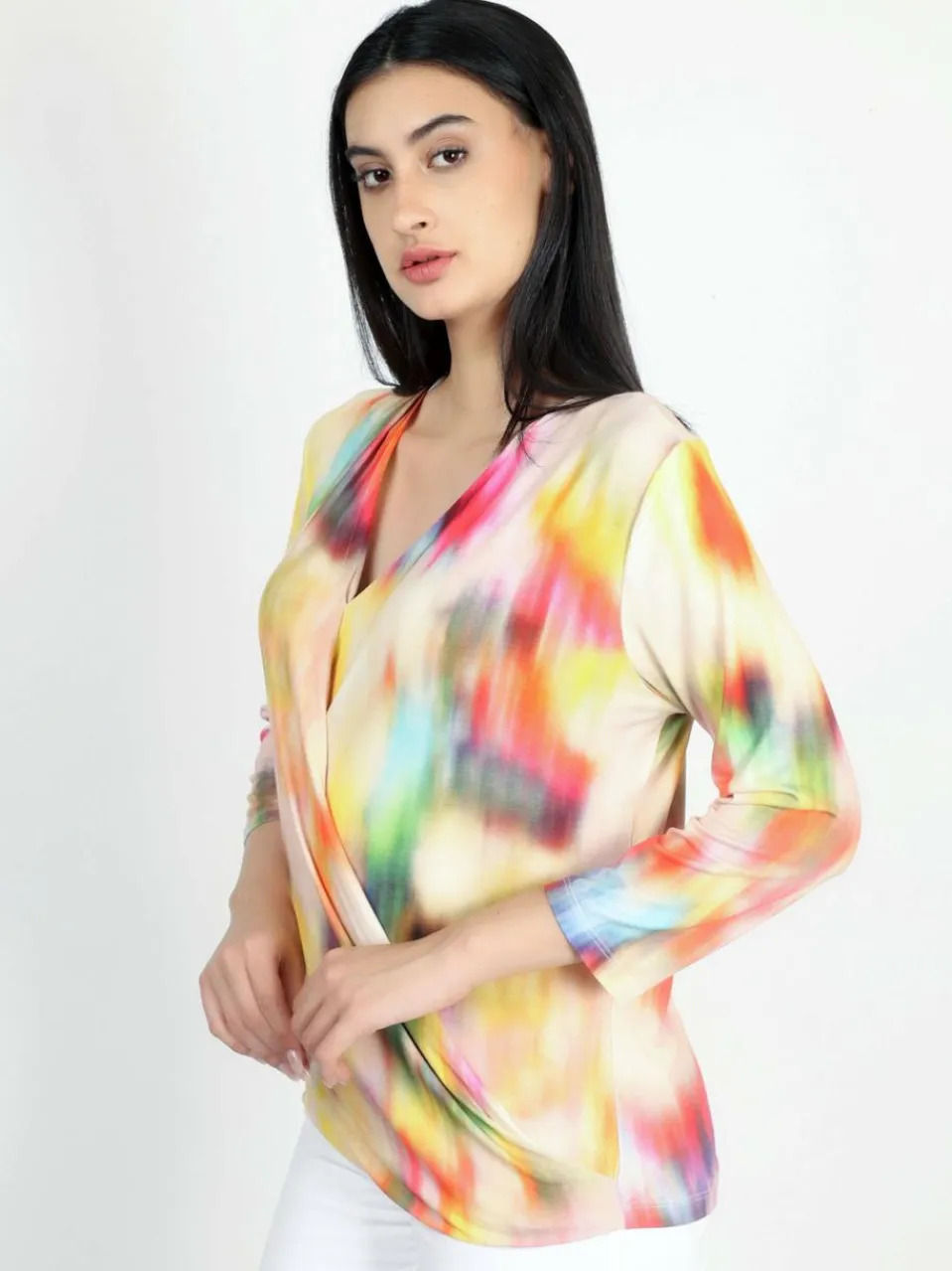 Vicci Germany Shirts & Tops<Damen Shirt mehrfarbig bedruckt