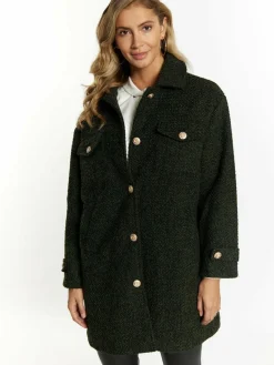 Faina Blazer<Damen Shirtjacket tanne uni