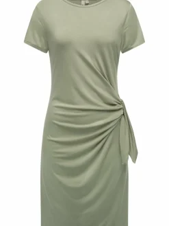 Ragwear Kleider<Damen Shirtkleid - Knotta grün uni