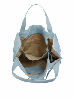 Cluty Taschen & Rucksäcke<Damen Shopper hellblau uni