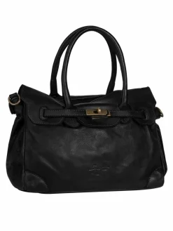 Samantha Look Taschen & Rucksäcke<Damen Shopper schwarz uni
