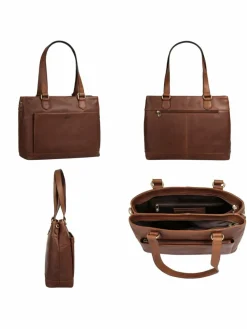 piké Taschen & Rucksäcke<Damen Shopper braun uni