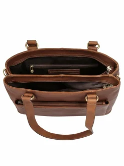 piké Taschen & Rucksäcke<Damen Shopper braun uni