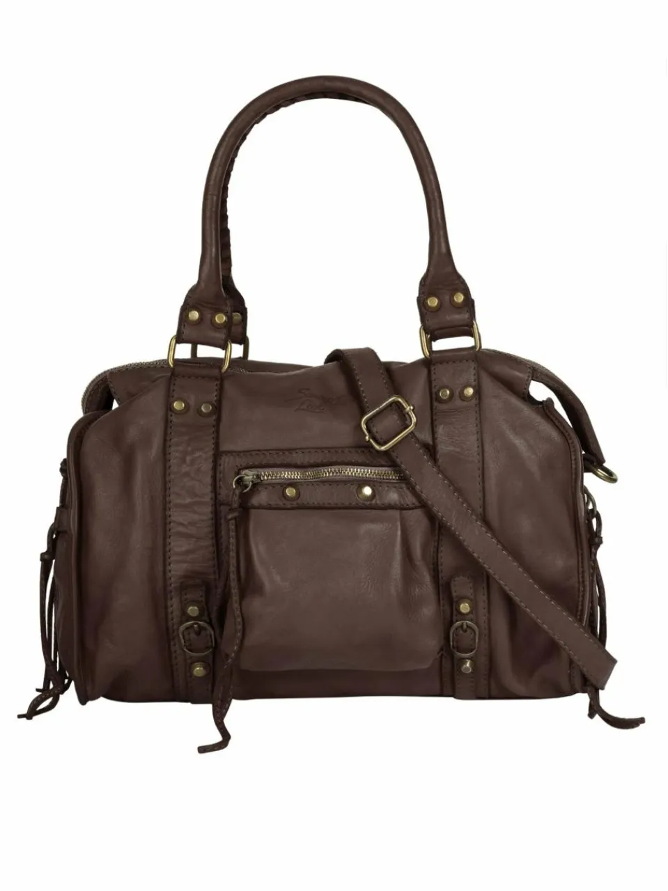 Samantha Look Taschen & Rucksäcke<Damen Shopper braun uni