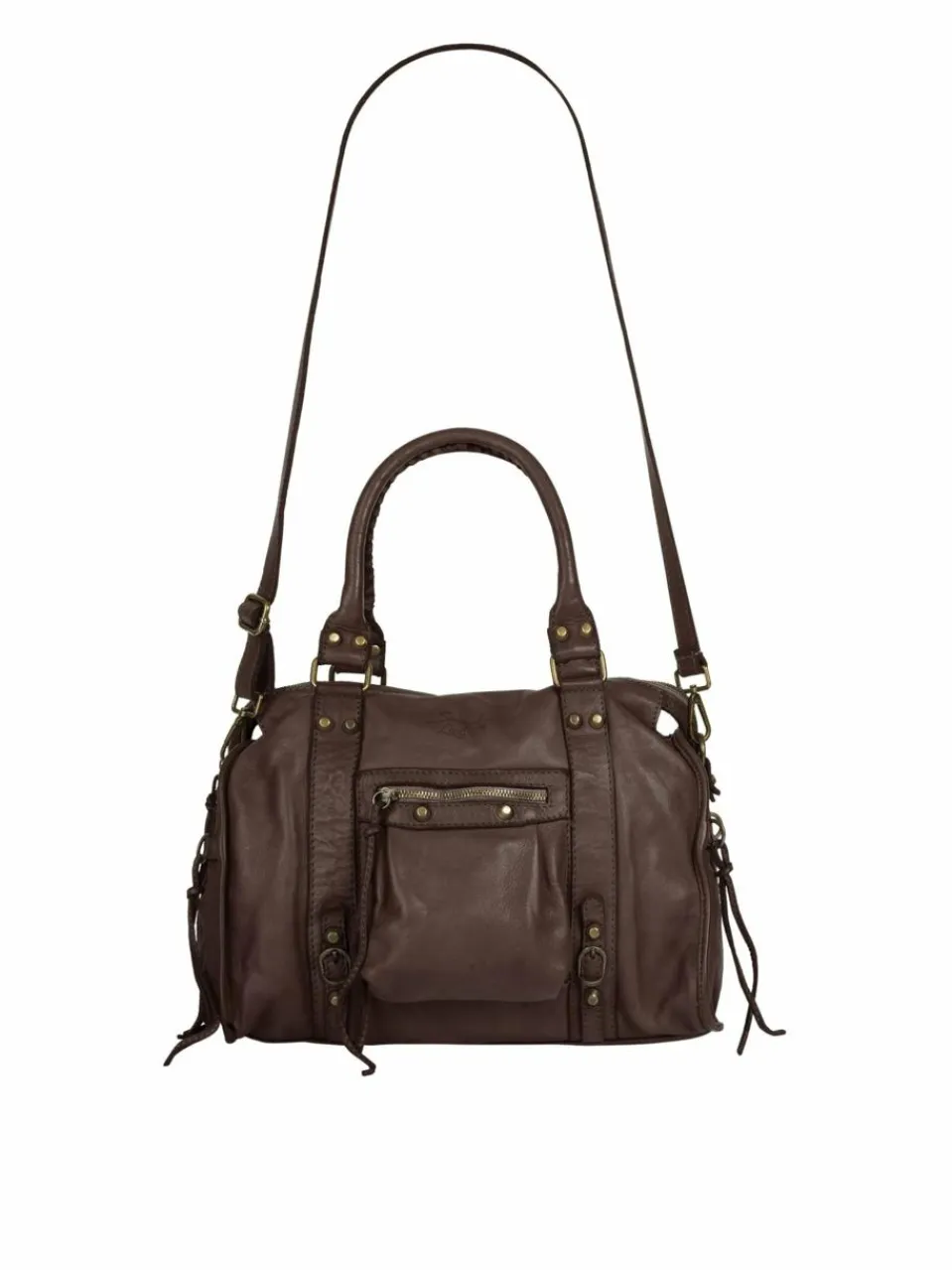 Samantha Look Taschen & Rucksäcke<Damen Shopper braun uni