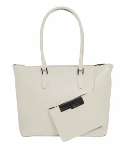 Cluty Taschen & Rucksäcke<Damen Shopper weiß uni