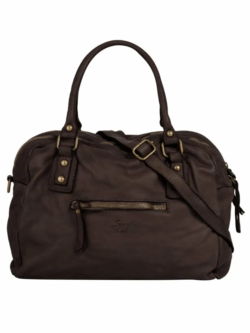 Samantha Look Taschen & Rucksäcke<Damen Shopper braun uni