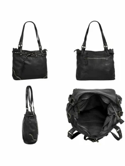 Samantha Look Taschen & Rucksäcke<Damen Shopper schwarz uni