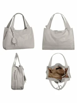 Cluty Taschen & Rucksäcke<Damen Shopper grau uni