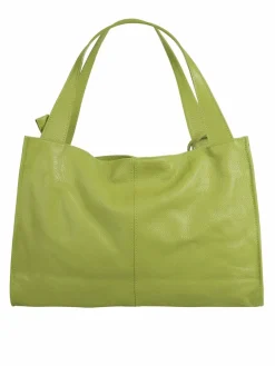 Cluty Taschen & Rucksäcke<Damen Shopper grün uni