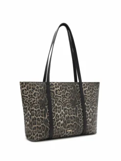 L.Credi Taschen & Rucksäcke<Damen Shopper - Phaedra braun schwarz gemustert