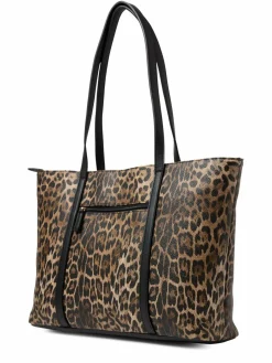 L.Credi Taschen & Rucksäcke<Damen Shopper - Phaedra braun schwarz gemustert