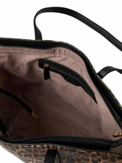 L.Credi Taschen & Rucksäcke<Damen Shopper - Phaedra braun schwarz gemustert