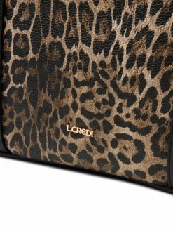 L.Credi Taschen & Rucksäcke<Damen Shopper - Phaedra braun schwarz gemustert