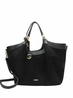 L.Credi Taschen & Rucksäcke<Damen Shopper - Pheline schwarz uni