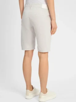 MAC Hosen<Damen Shorts - Chino hellgrau uni