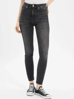 HUGO Jeans<Damen Skinny Fit Jeans - Girali_2 anthrazit uni