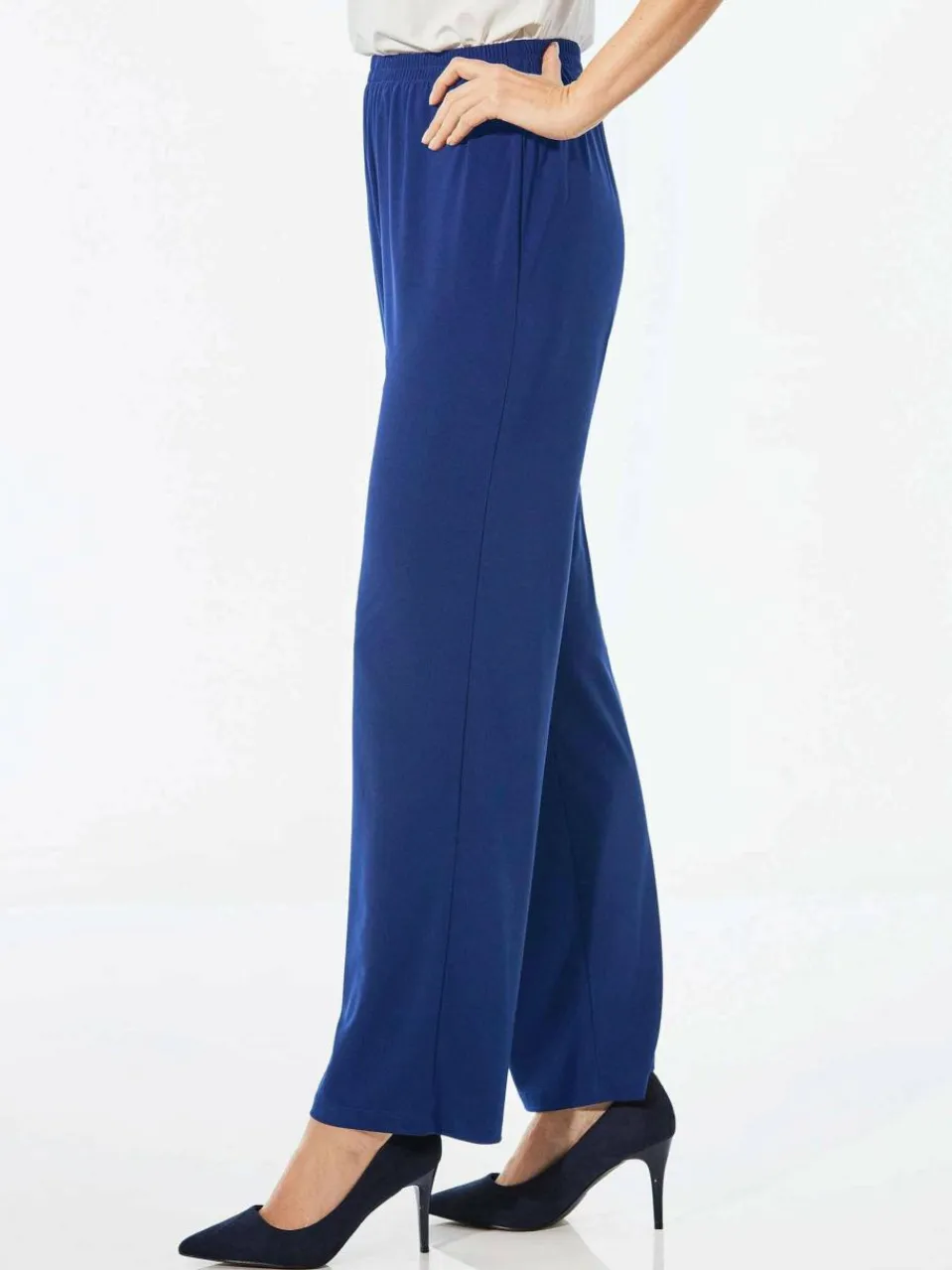 Damen Goldner Hosen>Damen Slinky-Hose - Bequeme Slinky-Hose mit Schlupfbund