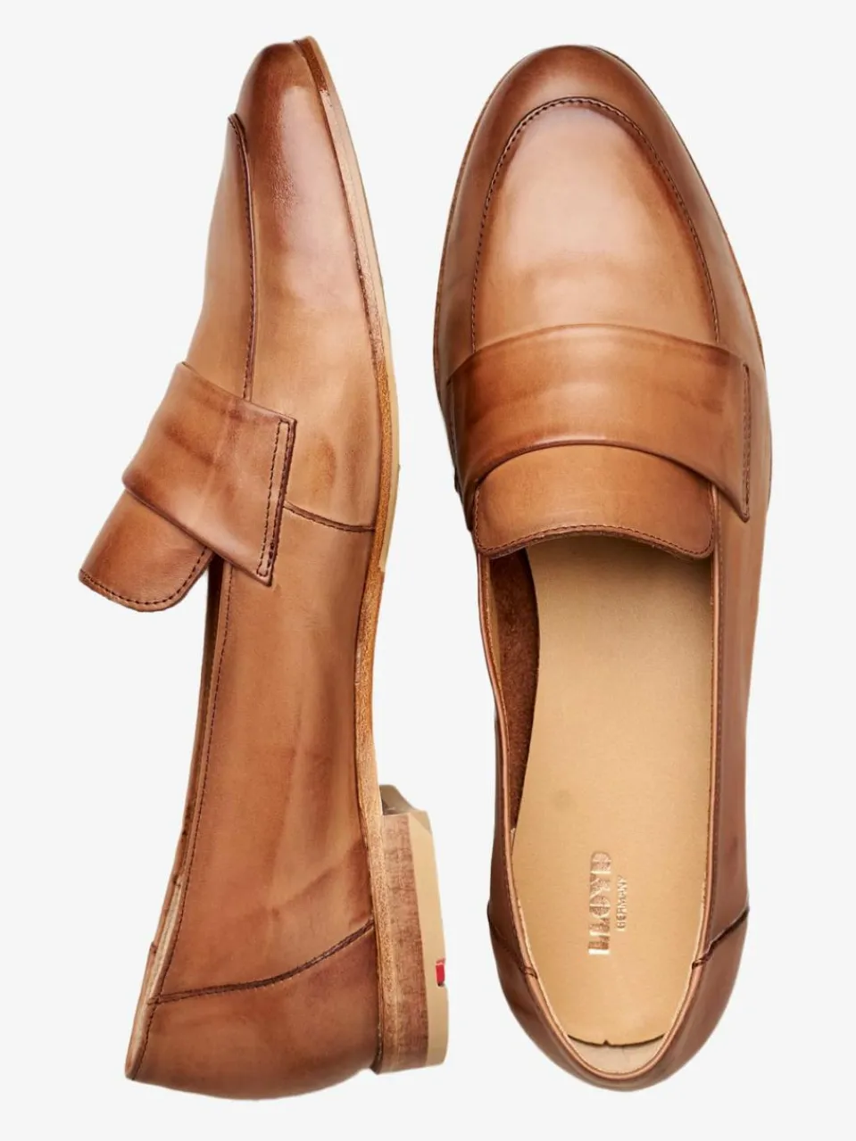Lloyd Slipper<Damen Slipper cognac uni