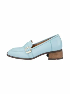 Lloyd Slipper<Damen Slipper blau uni