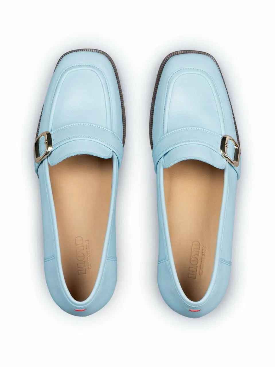 Lloyd Slipper<Damen Slipper blau uni