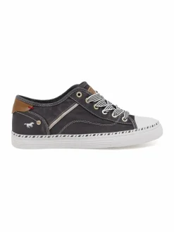 Mustang Sneaker<Damen Sneaker schwarz uni