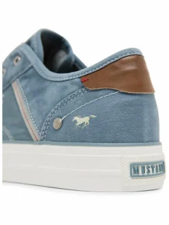 Mustang Sneaker<Damen Sneaker blau uni
