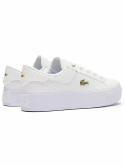 Lacoste Sneaker<Damen Sneaker weiß uni