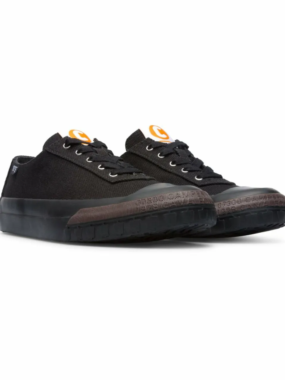 Camper Schnürschuhe<Damen Sneaker - Camaleon 1975 schwarz uni