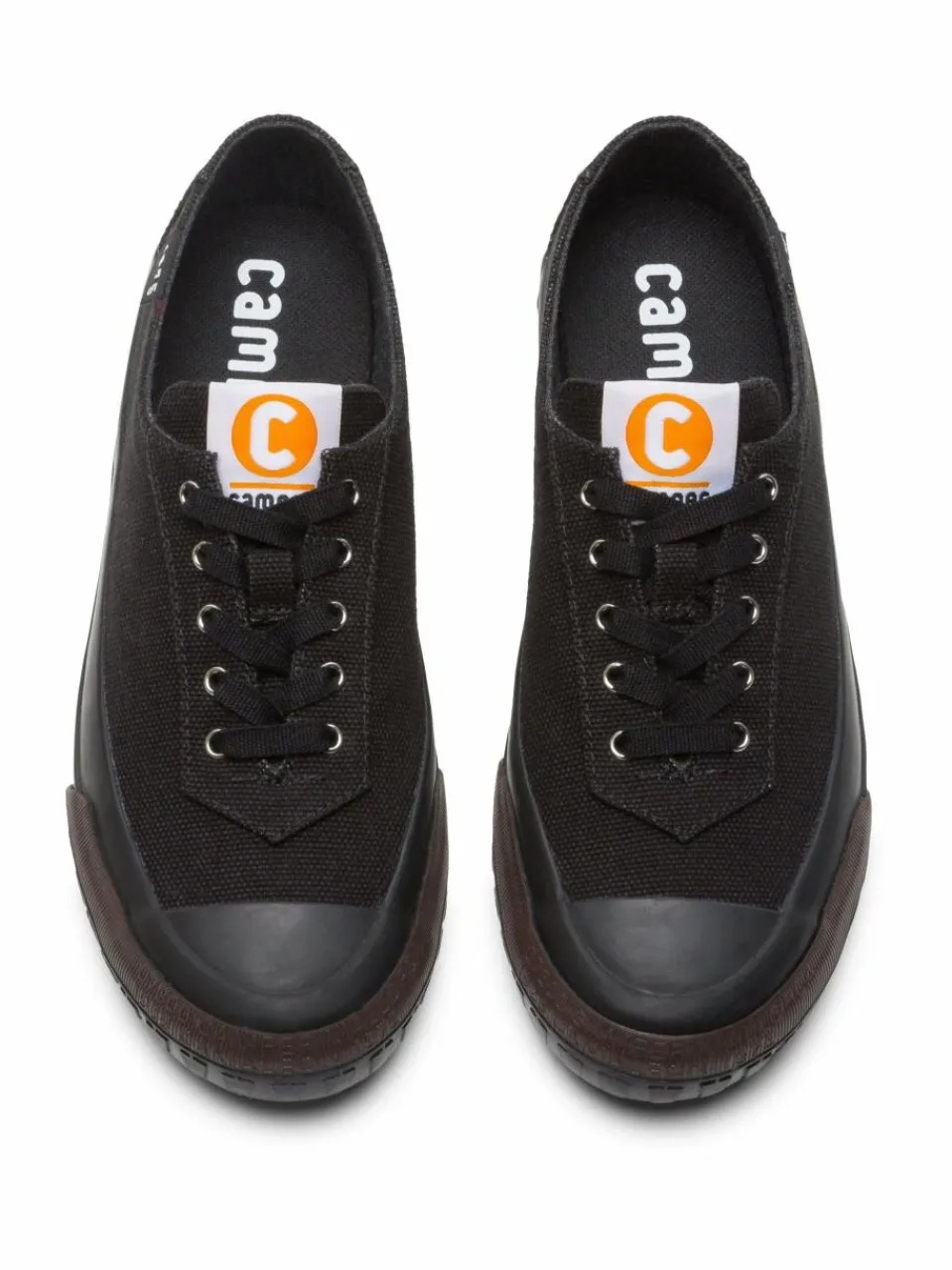 Camper Schnürschuhe<Damen Sneaker - Camaleon 1975 schwarz uni