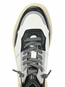 Crickit Sneaker<Damen Sneaker - OLISA weiß schwarz bedruckt