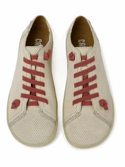 Camper Schnürschuhe<Damen Sneaker - Peu Cami weiß uni