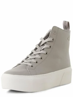 Calvin Klein Jeans Sneaker<Damen Sneaker aus Leder kitt uni