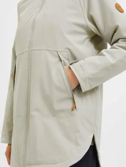 North Bend Jacken & Westen<Damen Softshelljacke grau uni