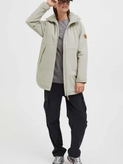 North Bend Jacken & Westen<Damen Softshelljacke grau uni