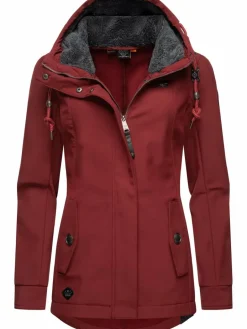 Ragwear Jacken & Westen<Damen Softshelljacke - Monadde Softshell rot uni