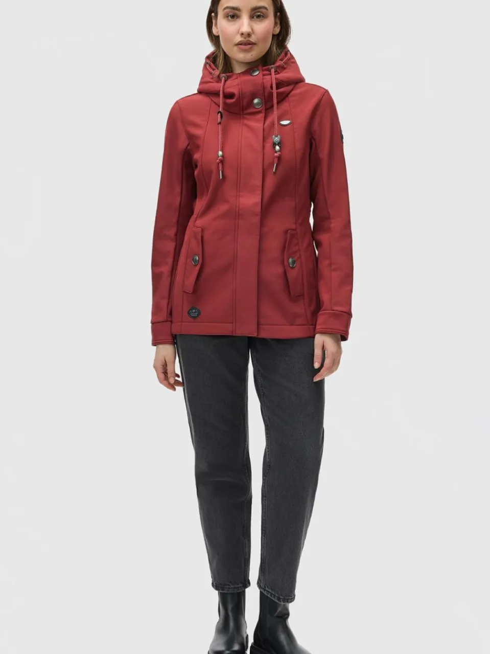 Ragwear Jacken & Westen<Damen Softshelljacke - Monadde Softshell rot uni