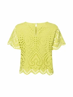 s.Oliver BLACK LABEL Blusen<Damen Sommerbluse kiwi strukturiert