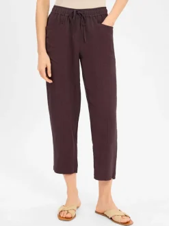 Damen Opus Hosen>Damen Sommerhose mit Leinen-Anteil - Myha Travel